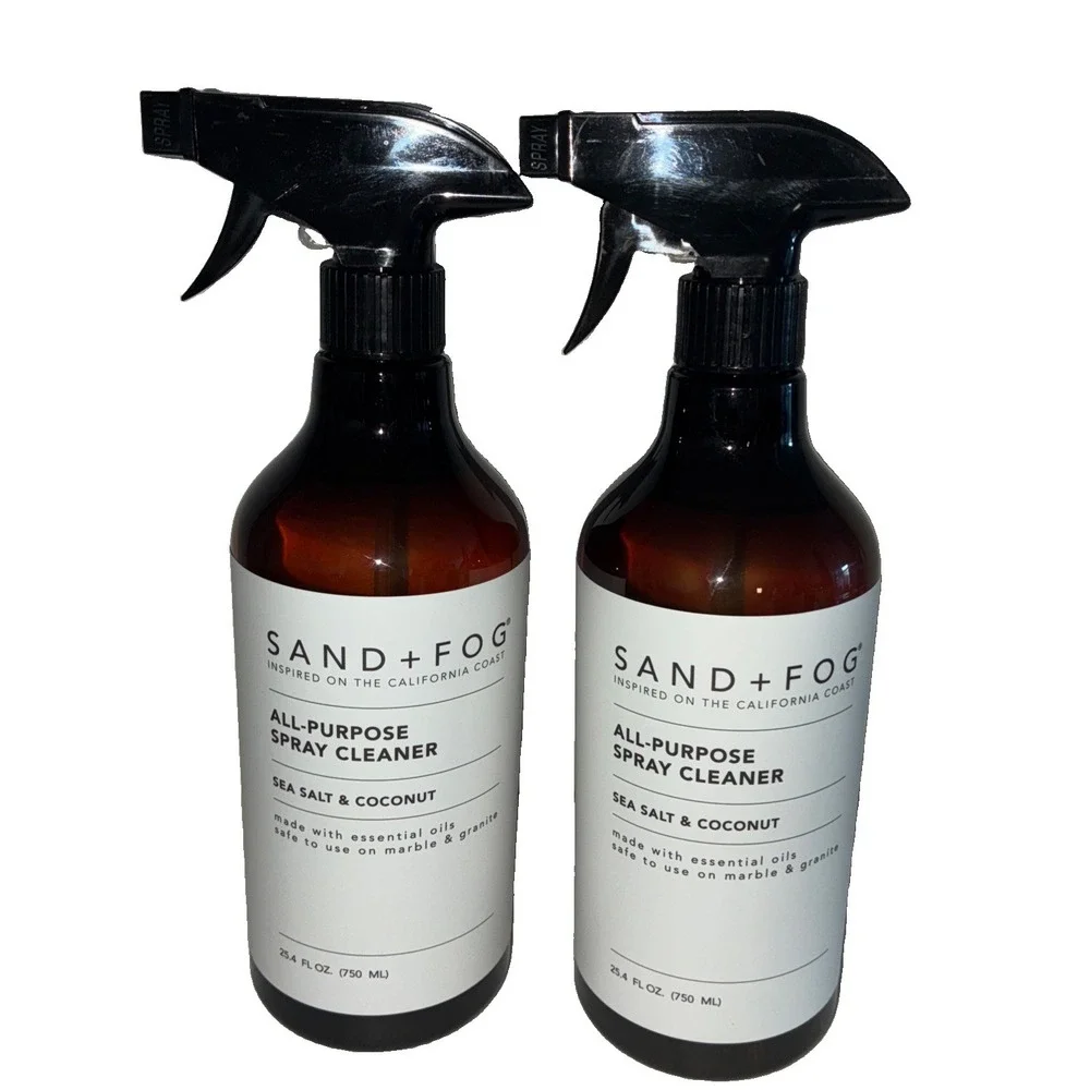 Sand + Fog All-Purpose Spray Cleaner Sea Salt Coconut 25.4 Oz Plant-Based (2)